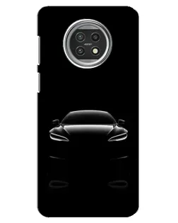 Чехол для Xiaomi Mi 10t Lite с картинкой «Силуэт Tesla Night»