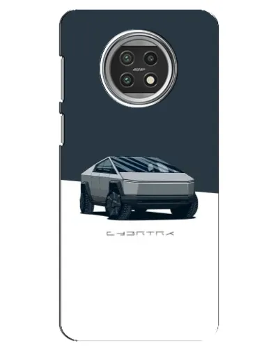 Чехол для Xiaomi Mi 10t Lite с картинкой «Серебристый Cybertruck Tesla»