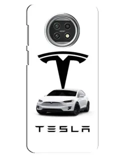 Чехол для Xiaomi Mi 10t Lite с картинкой «Tesla White Style»