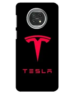 Чехол для Xiaomi Mi 10t Lite с картинкой «Tesla Red Logo»