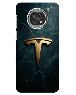 Чехол для Xiaomi Mi 10t Lite с картинкой «Мраморная Tesla Gold»