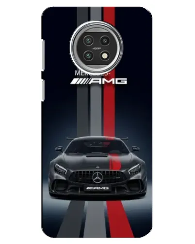 Чехол для Xiaomi Mi 10t Lite с картинкой «Mercedes — белый карбон»