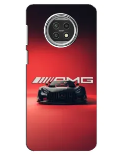 Чехол для Xiaomi Mi 10t Lite с картинкой «Mercedes AMG — красная линия»