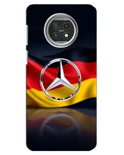 Чехол для Xiaomi Mi 10t Lite с картинкой «Mercedes — флаг Германии»