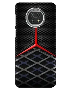 Чехол для Xiaomi Mi 10t Lite с картинкой «Mercedes Carbon Grid»