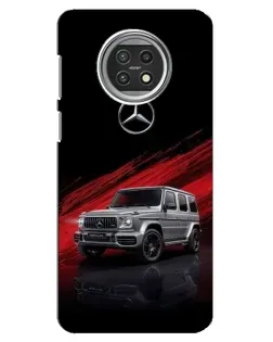 Чехол для Xiaomi Mi 10t Lite с картинкой «Mercedes G-Class красный»