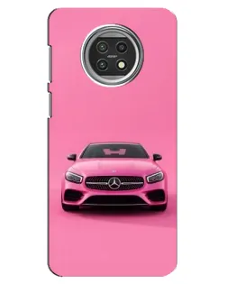 Чехол для Xiaomi Mi 10t Lite с картинкой «Розовый Mercedes AMG»