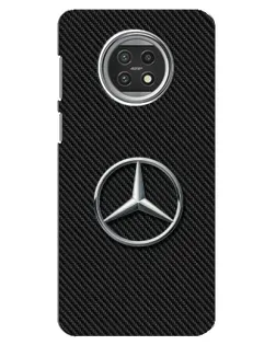 Чехол для Xiaomi Mi 10t Lite с картинкой «Карбоновый Mercedes стиль»