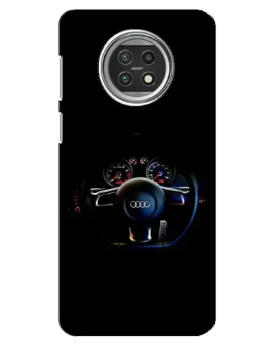 Чехол для Xiaomi Mi 10t Lite с картинкой «Салон Audi — руль»