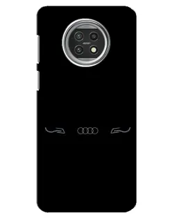 Чехол для Xiaomi Mi 10t Lite с картинкой «Audi — световой подпись»