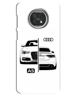 Чехол для Xiaomi Mi 10t Lite с картинкой «Audi — контрастный дизайн»