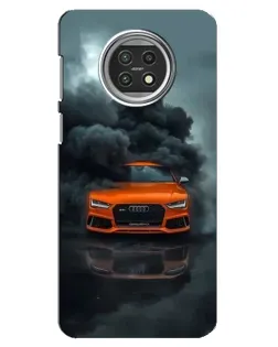 Чехол для Xiaomi Mi 10t Lite с картинкой «Audi в облаках дыма»