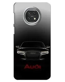 Чехол для Xiaomi Mi 10t Lite с картинкой «Audi — градиентный контур»