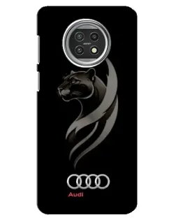 Чехол для Xiaomi Mi 10t Lite с картинкой «Графика — пантера и Audi»