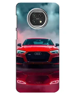 Чехол для Xiaomi Mi 10t Lite с картинкой «Audi RS — красный стиль»