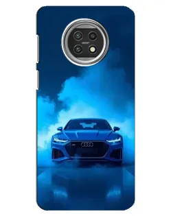 Чехол для Xiaomi Mi 10t Lite с картинкой «Audi — голубая энергия»