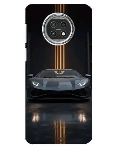 Чехол для Xiaomi Mi 10t Lite с картинкой «Lamborghini золотые линии»