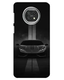 Чехол для Xiaomi Mi 10t Lite с картинкой «Lamborghini симметрия дорог»