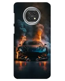 Чехол для Xiaomi Mi 10t Lite с картинкой «Lamborghini дымная эстетика»