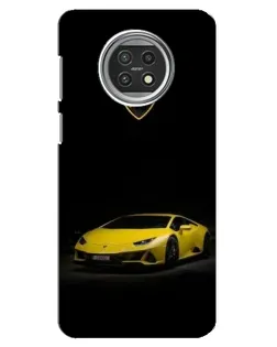 Чехол для Xiaomi Mi 10t Lite с картинкой «Lamborghini желтый акцент»