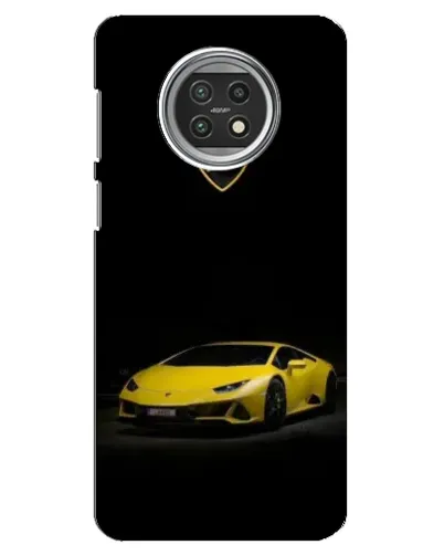 Чехол для Xiaomi Mi 10t Lite с картинкой «Lamborghini желтый акцент»