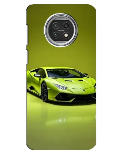 Чехол для Xiaomi Mi 10t Lite с картинкой «Салатовый Lamborghini Huracan»