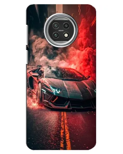 Чехол для Xiaomi Mi 10t Lite с картинкой «Lamborghini красный дым»
