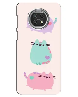 Чехол для Xiaomi Mi 10t Lite с картинкой «Pusheen трио» Чехол для Xiaomi Mi 10t Lite с картинкой «Pusheen трио»