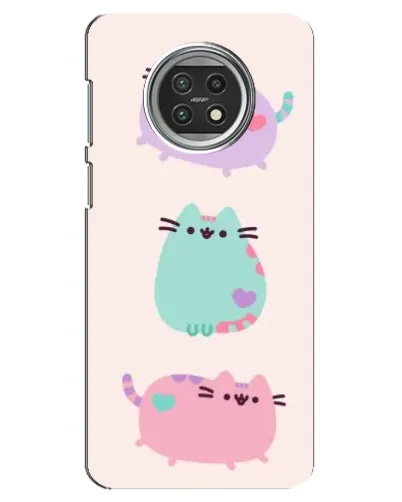 Чехол для Xiaomi Mi 10t Lite с картинкой «Pusheen трио»