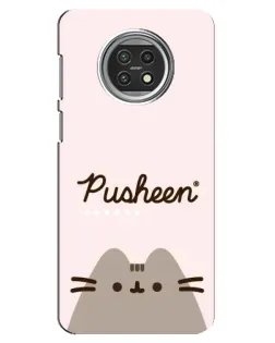 Чехол для Xiaomi Mi 10t Lite с картинкой «Pusheen логотип» Чехол для Xiaomi Mi 10t Lite с картинкой «Pusheen логотип»