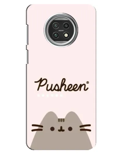 Чехол для Xiaomi Mi 10t Lite с картинкой «Pusheen логотип»