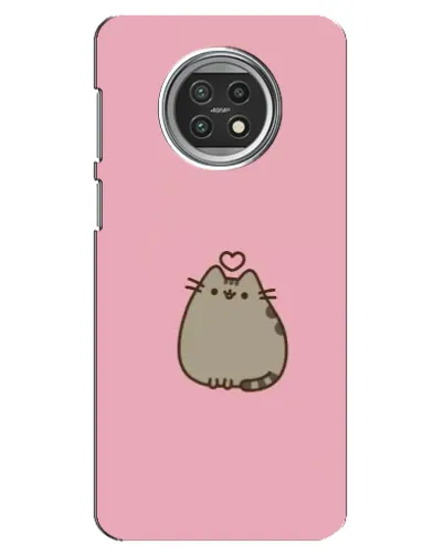 Чехол для Xiaomi Mi 10t Lite с картинкой «Pusheen сердце»