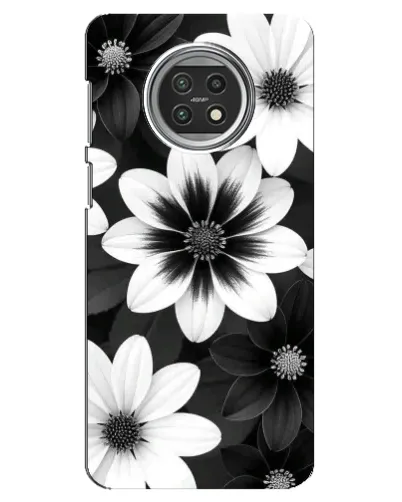 Чохол для Xiaomi Mi 10t Lite з картинкою «Монохромні айстри»