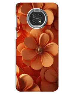 Чохол для Xiaomi Mi 10t Lite з картинкою «Помаранчева макро квітка»