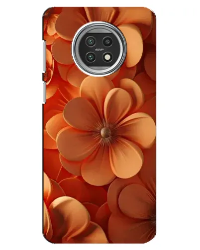 Чохол для Xiaomi Mi 10t Lite з картинкою «Помаранчева макро квітка»