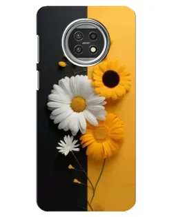 Чохол для Xiaomi Mi 10t Lite з картинкою «Соняшник та ромашка»