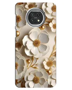 Чохол для Xiaomi Mi 10t Lite з картинкою «Білі паперові квіти»