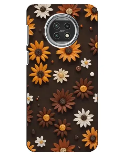 Чохол для Xiaomi Mi 10t Lite з картинкою «Візерунок з маленьких соняшників»