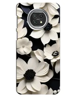 Чохол для Xiaomi Mi 10t Lite з картинкою «Об'ємні білі квіти»