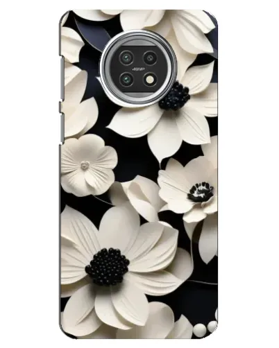 Чохол для Xiaomi Mi 10t Lite з картинкою «Об'ємні білі квіти»