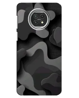 Чехол для Xiaomi Mi 10t Lite с картинкой «Темный абстрактный камуфляж»