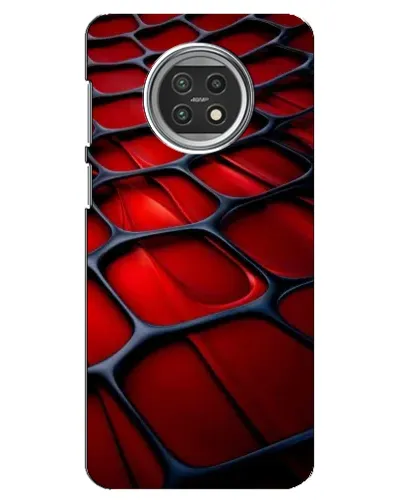 Чехол для Xiaomi Mi 10t Lite с картинкой «Красная глянцевая сетка»