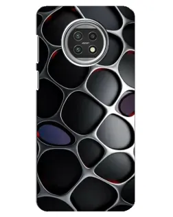 Чехол для Xiaomi Mi 10t Lite с картинкой «Объемная темная решетка»