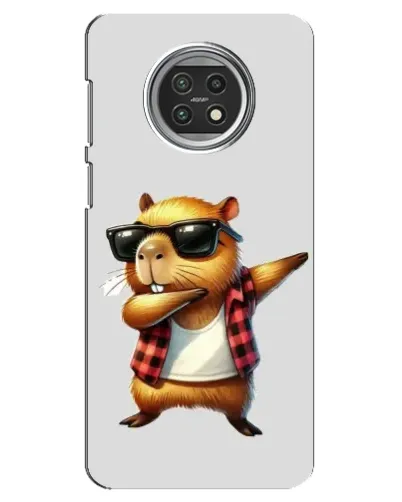 Чехол для Xiaomi Mi 10t Lite с картинкой «Капибара рэпер даб»
