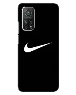 Чехол для Xiaomi Mi 10T Pro с картинкой «Минималистический Найк»
