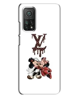 Чехол для Xiaomi Mi 10T Pro с картинкой «LV и Микки Маус»