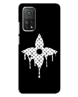 Чехол для Xiaomi Mi 10T Pro с картинкой «Цветочная монограмма»
