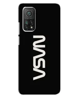 Чехол для Xiaomi Mi 10T Pro с картинкой «NASA — вертикальный логотип»