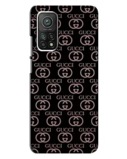 Чехол для Xiaomi Mi 10T Pro с картинкой «Классическая монограмма Gucci»