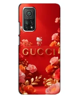 Чехол для Xiaomi Mi 10T Pro с картинкой «Gucci — золотой сад»